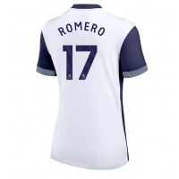 Koszulka piłkarska Tottenham Hotspur Cristian Romero #17 Strój Domowy dla kobiety 2024-25 tanio Krótki Rękaw